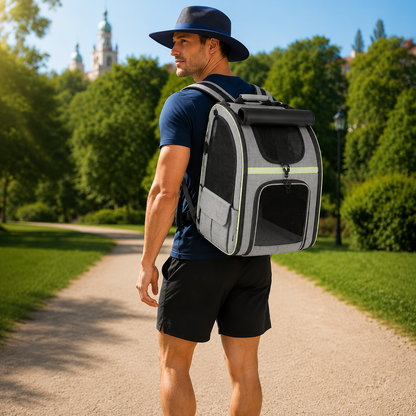 Hunderucksack und Katzenrucksack für Spaziergänge und Radtouren | Atlas