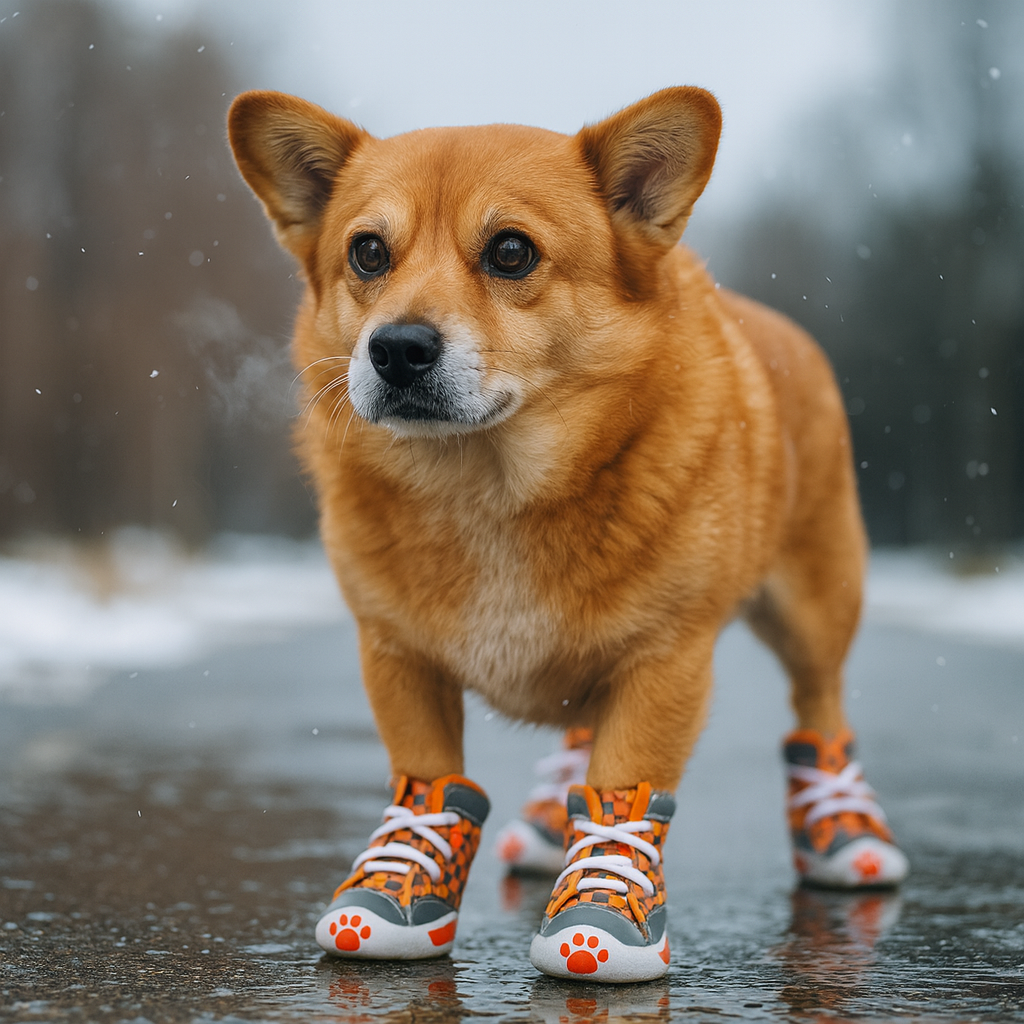 Hundeschuhe mit Fleecefutter und rutschfester Sohle fur Winter | Zevvon