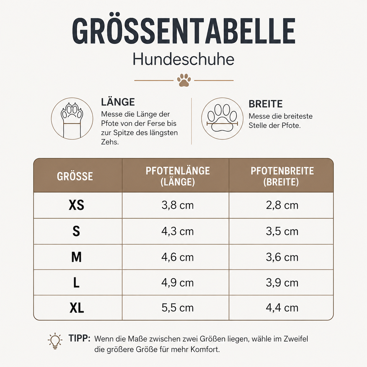 Hundeschuhe mit wasserabweisendem Material und Antislipsohle | Trando