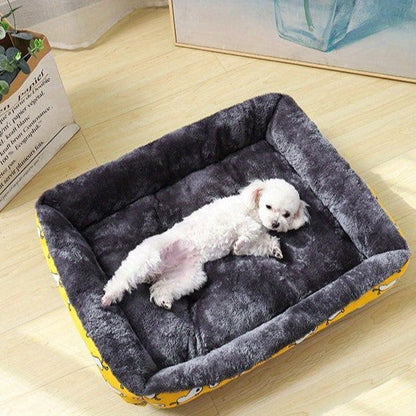 Hundesofa Bett mit erhöhten Rändern für Zuhause | Zeke