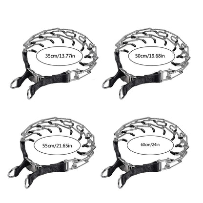 Hundetrainingshalsband mit Metallgliedern für große Hunde | Trally