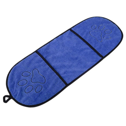 Hundetrockentuch saugstark Mikrofaser mit Taschen | PawDrape