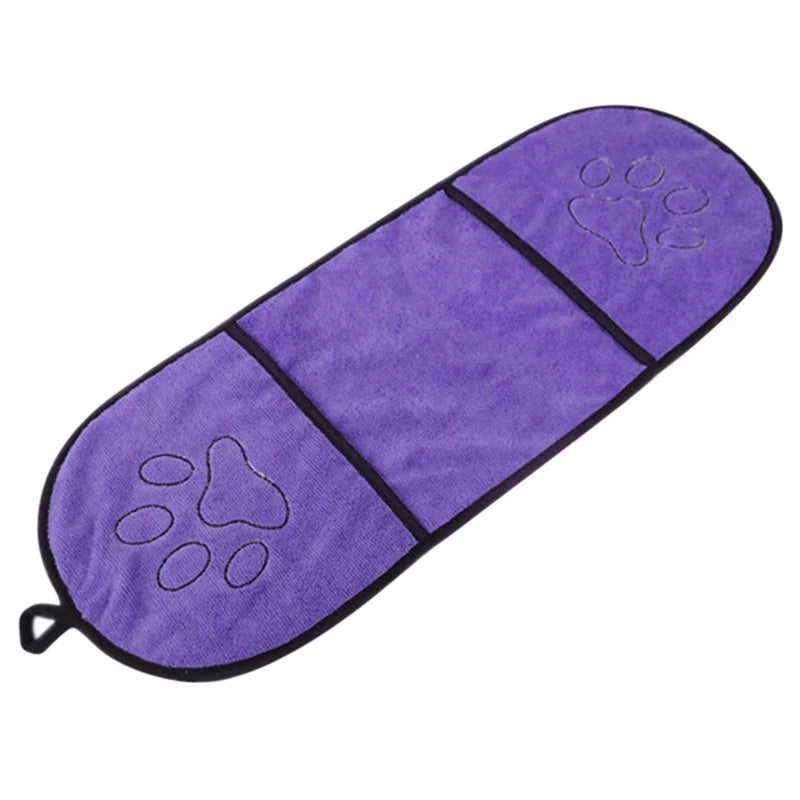 Hundetrockentuch saugstark Mikrofaser mit Taschen | PawDrape
