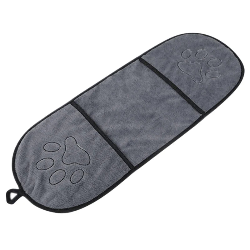 Hundetrockentuch saugstark Mikrofaser mit Taschen | PawDrape