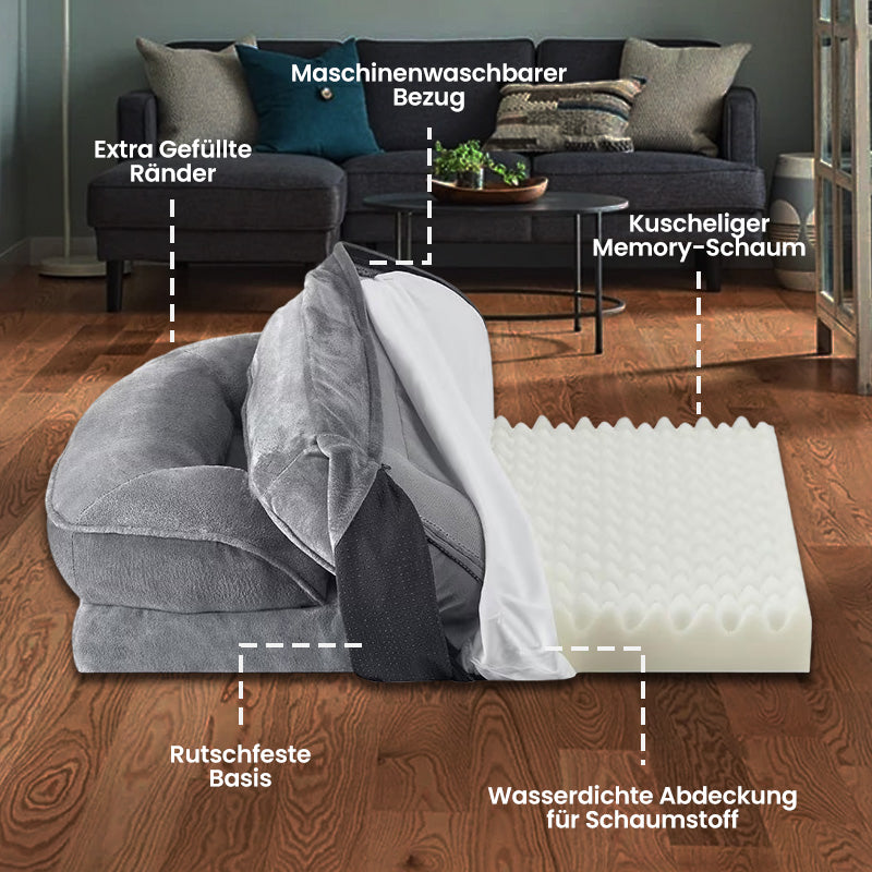 Marvin Unterstützendes Hundebett mit Memory Foam