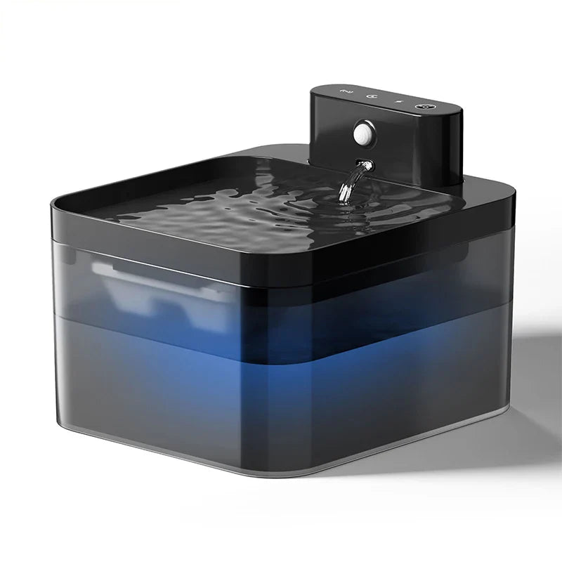 Intelligenter kabelloser Trinkbrunnen 2,2 L mit Sensor für Haustiere | Hydrali