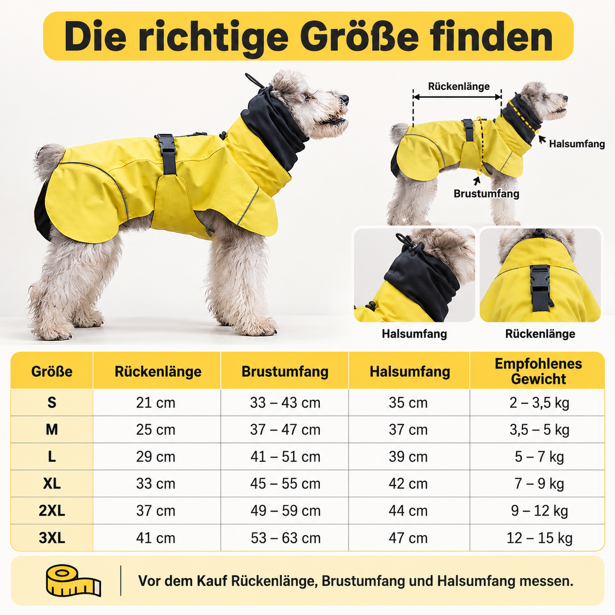 Jaxorin | Hundejacke wasserdicht und winddicht