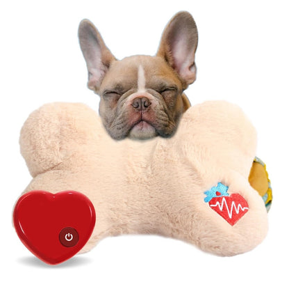 Jonas Beruhigendes Hunde Kuscheltier mit realistischer Herzschlag-Funktion