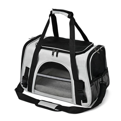 Katze Transportbox mit drei Eingängen und atmungsaktivem Design | Mobibag