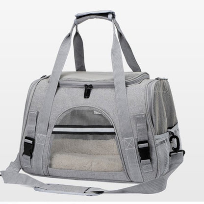 Katze Transportbox mit drei Eingängen und atmungsaktivem Design | Mobibag