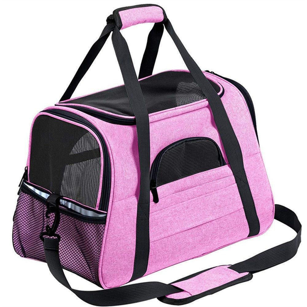 Katze Transportbox mit drei Eingängen und atmungsaktivem Design | Mobibag