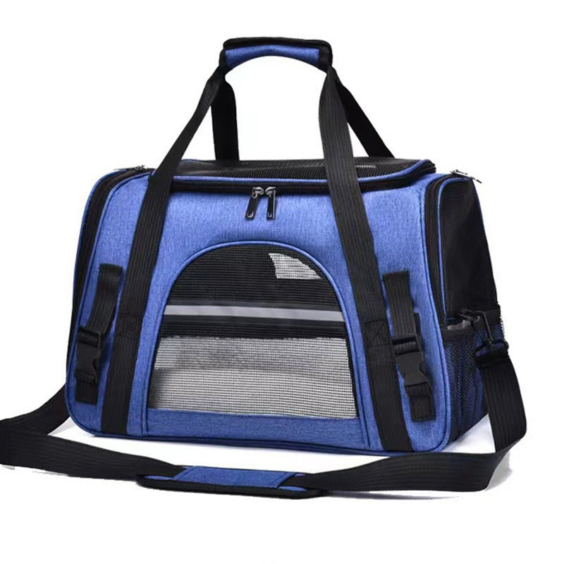 Katze Transportbox mit drei Eingängen und atmungsaktivem Design | Mobibag