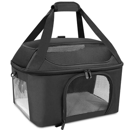 Katze Transportbox mit drei Eingängen und atmungsaktivem Design | Mobibag