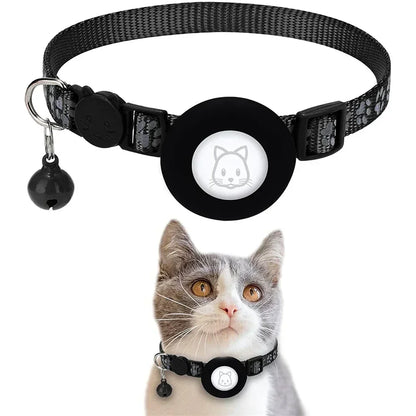 Katze halsband mit AirTag-Halterung und verstellbarer Passform | Belloy