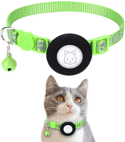 Katze halsband mit AirTag-Halterung und verstellbarer Passform | Belloy