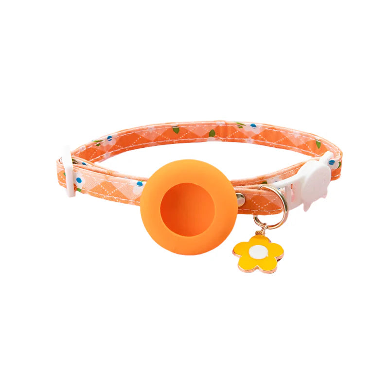 Katze halsband mit AirTag Halterung für den Außenbereich | Tracksy