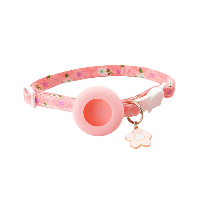 Katze halsband mit AirTag Halterung für den Außenbereich | Tracksy