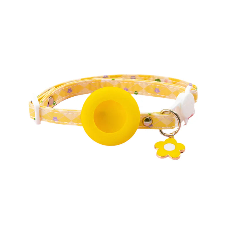 Katze halsband mit AirTag Halterung für den Außenbereich | Tracksy
