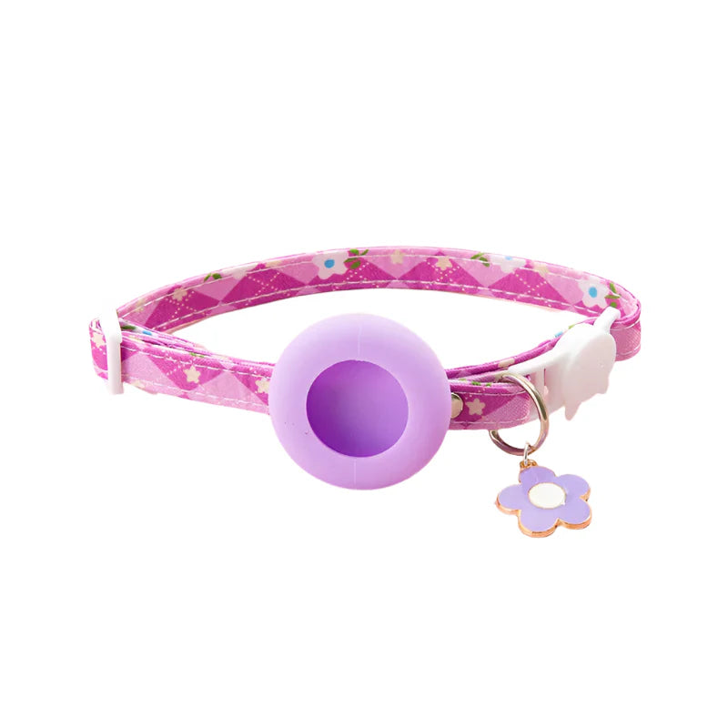 Katze halsband mit AirTag Halterung für den Außenbereich | Tracksy