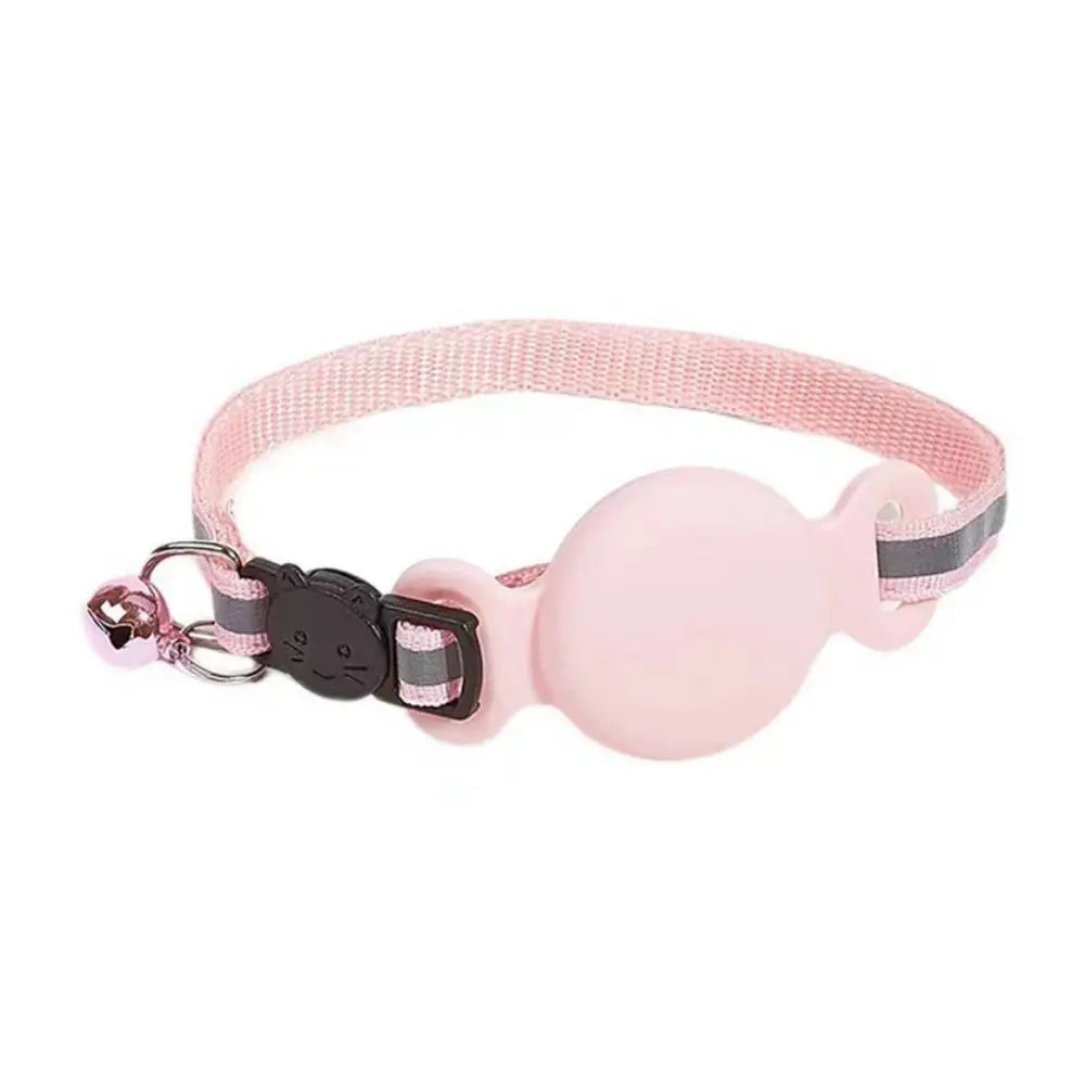 Katze halsband mit AirTag Halterung und reflektierendem Streifen | Felitag