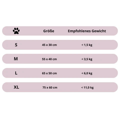Katzenbett mit warmem Plüsch für Winter | Tarava