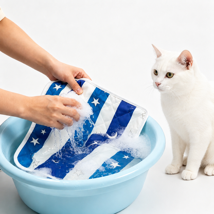 Katzenkuehlmatte atmungsaktiv waschbar fuer Sommer | Vexlan