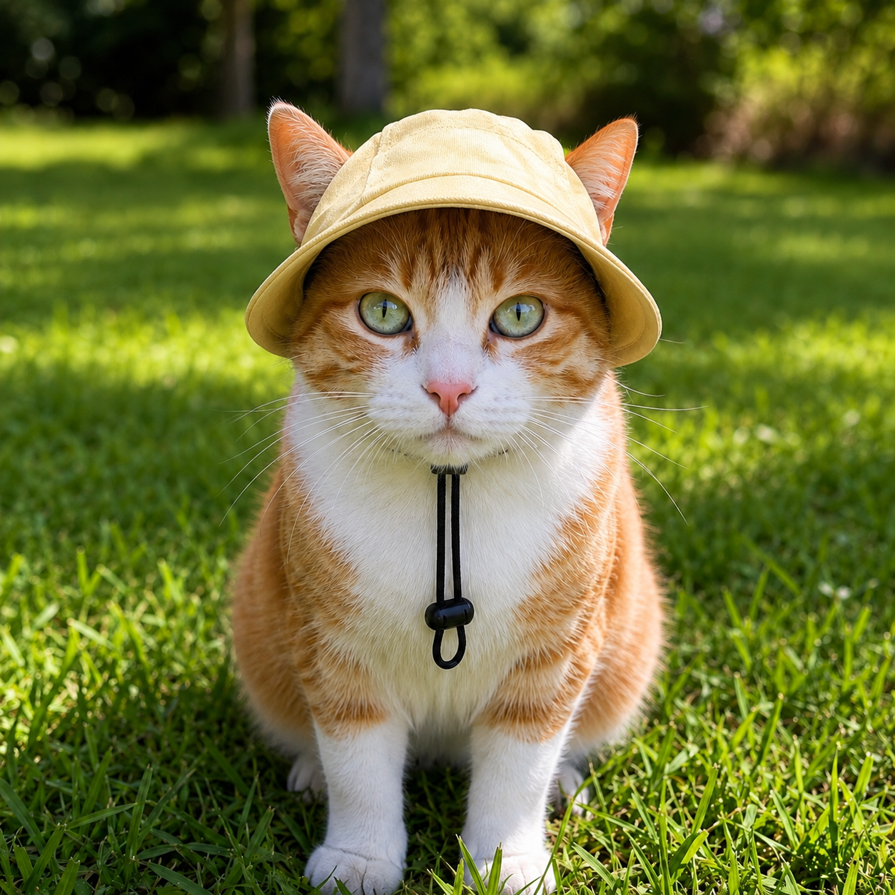 Katzensonnenhut UPF 50+ atmungsaktiv für Sommertage | Miezora