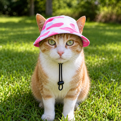 Katzensonnenhut UPF 50+ atmungsaktiv für Sommertage | Miezora