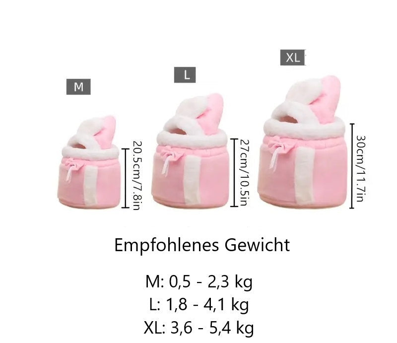 Katzentasche mit Plüsch und Handtaschen für Haustiere | Ziska