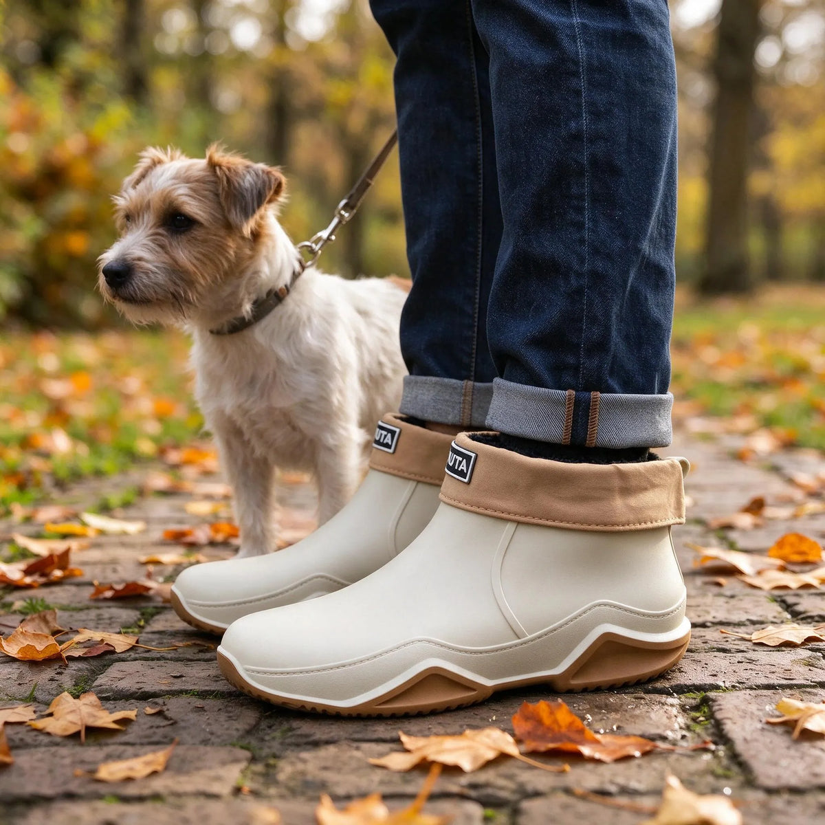 Knöchelhohe Gummistiefel Zum Reinschlüpfen