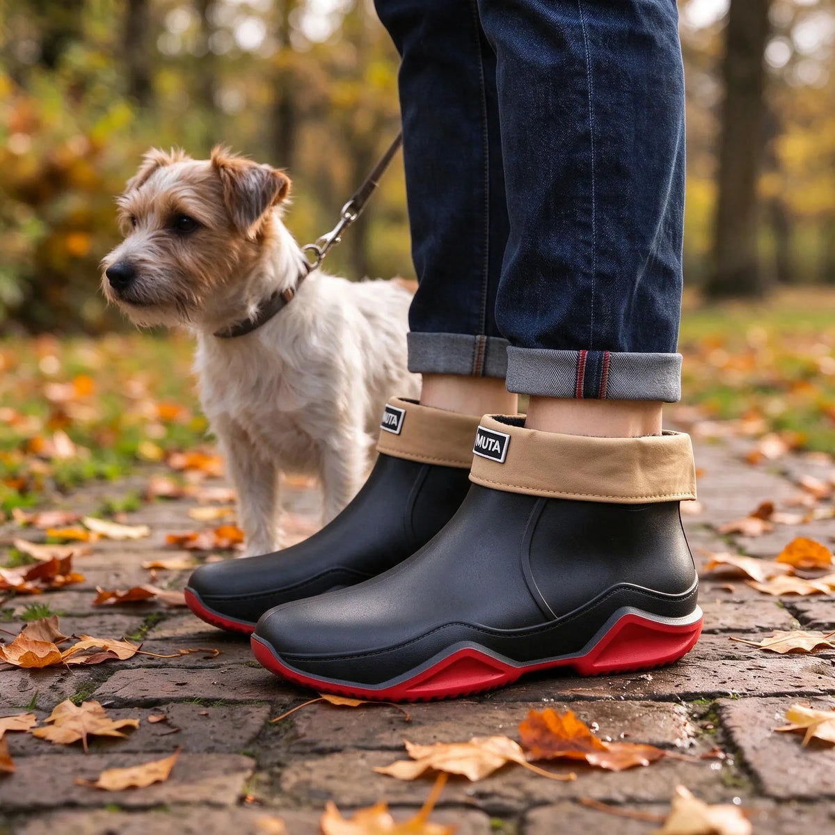 Knöchelhohe Gummistiefel Zum Reinschlüpfen