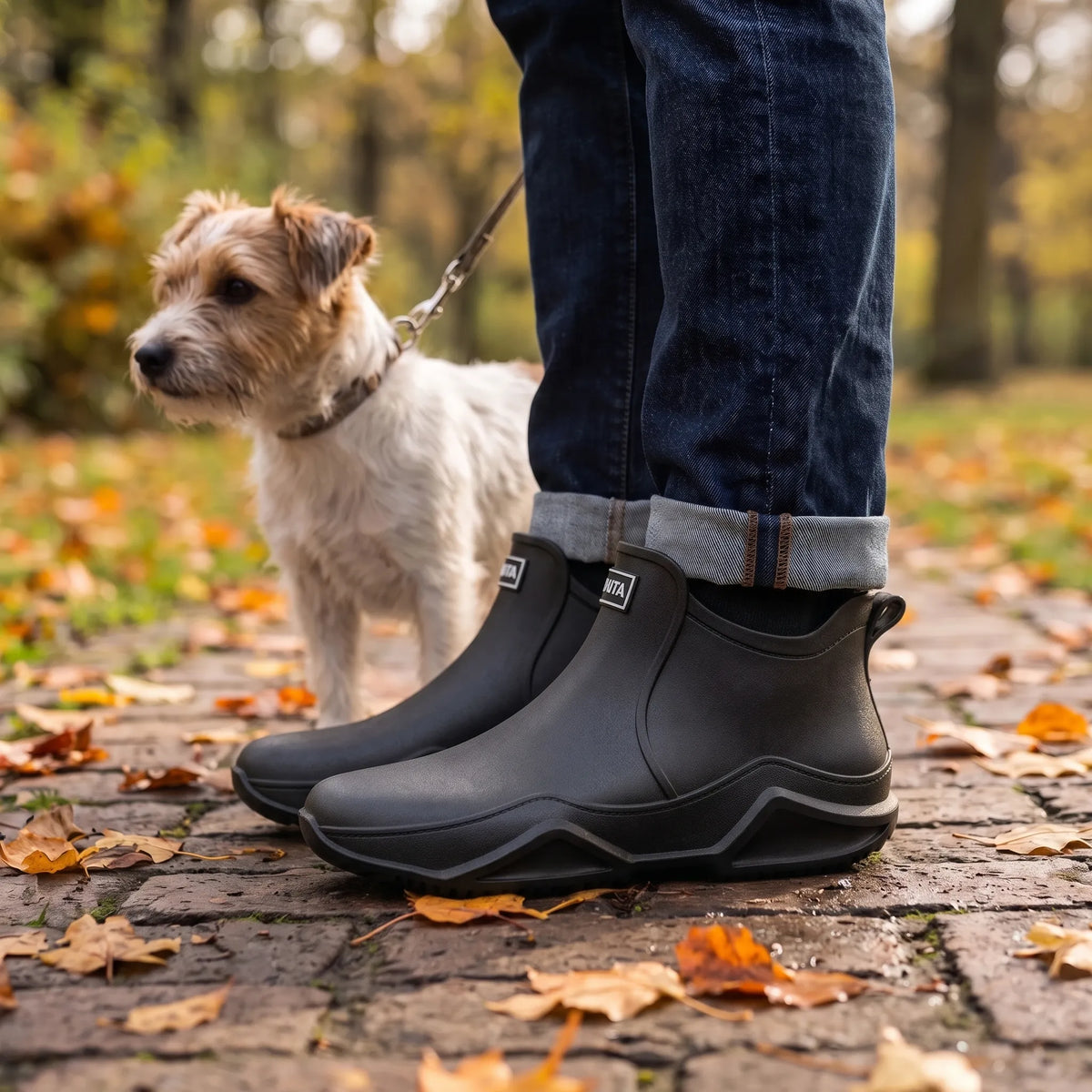 Knöchelhohe Gummistiefel Zum Reinschlüpfen