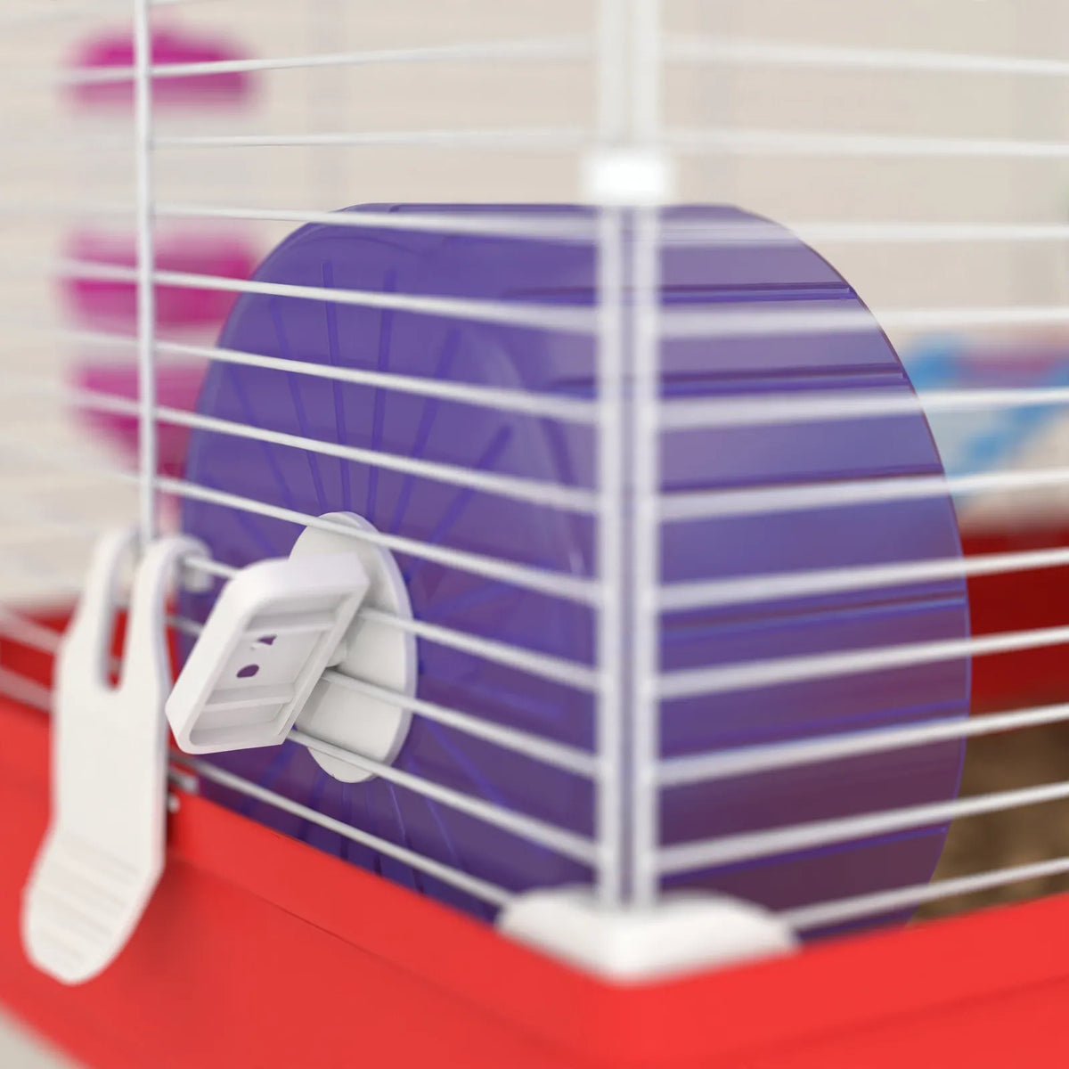 Kompakter Hamsterkäfig Mit Zubehör
