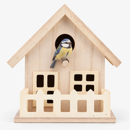 Kompaktes Vogelhaus Mit Aufklappbarem Dach