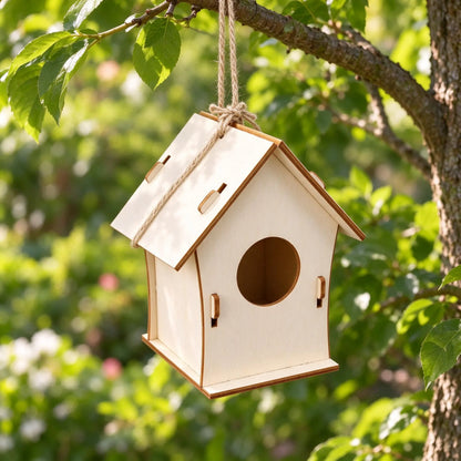 Kompaktes Vogelhaus Zum Selbstbauen