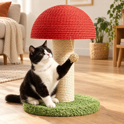 Kratzbaum Für Katzen In Pilzform