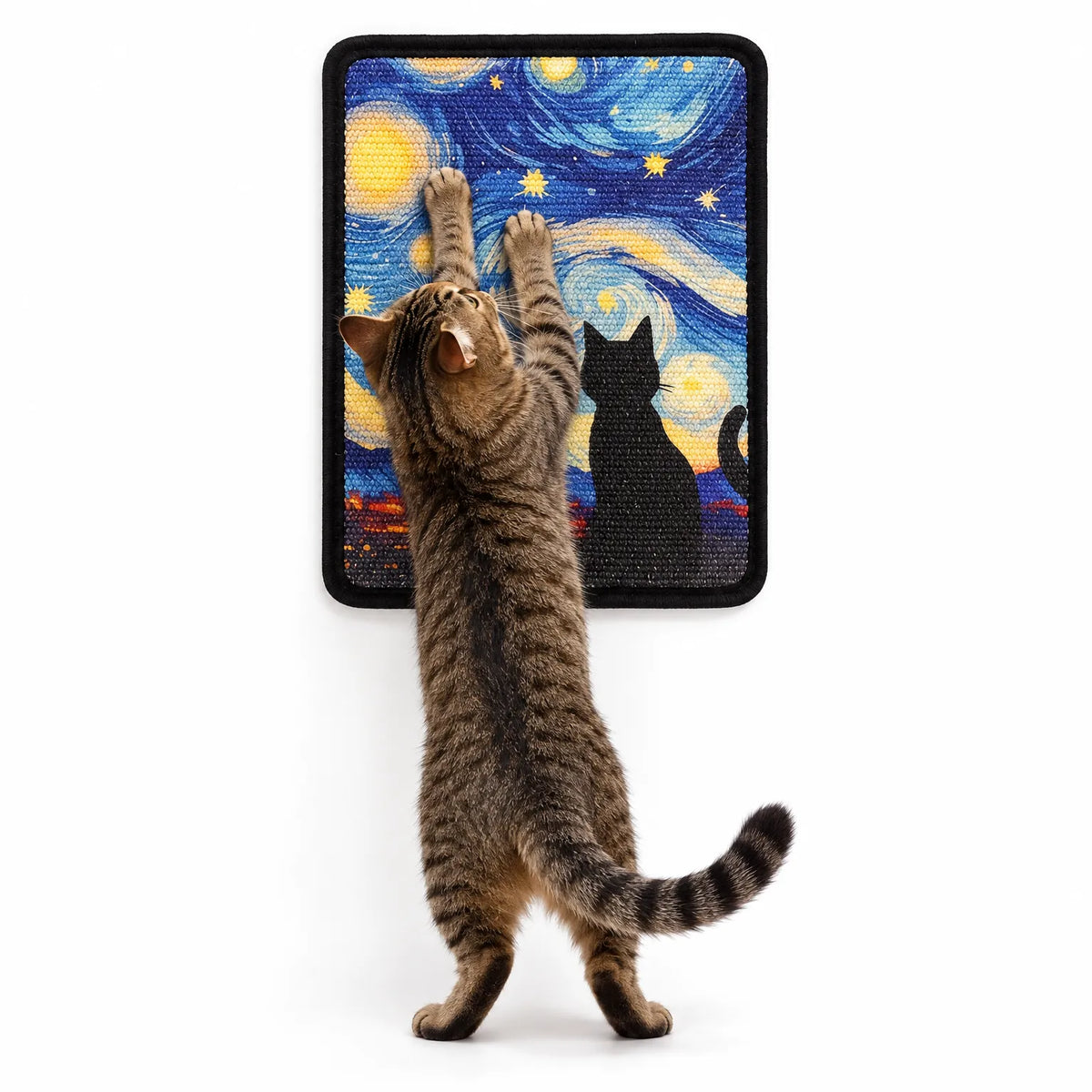 Kratzbrett Katze Wand Selbstklebend Rechteckig