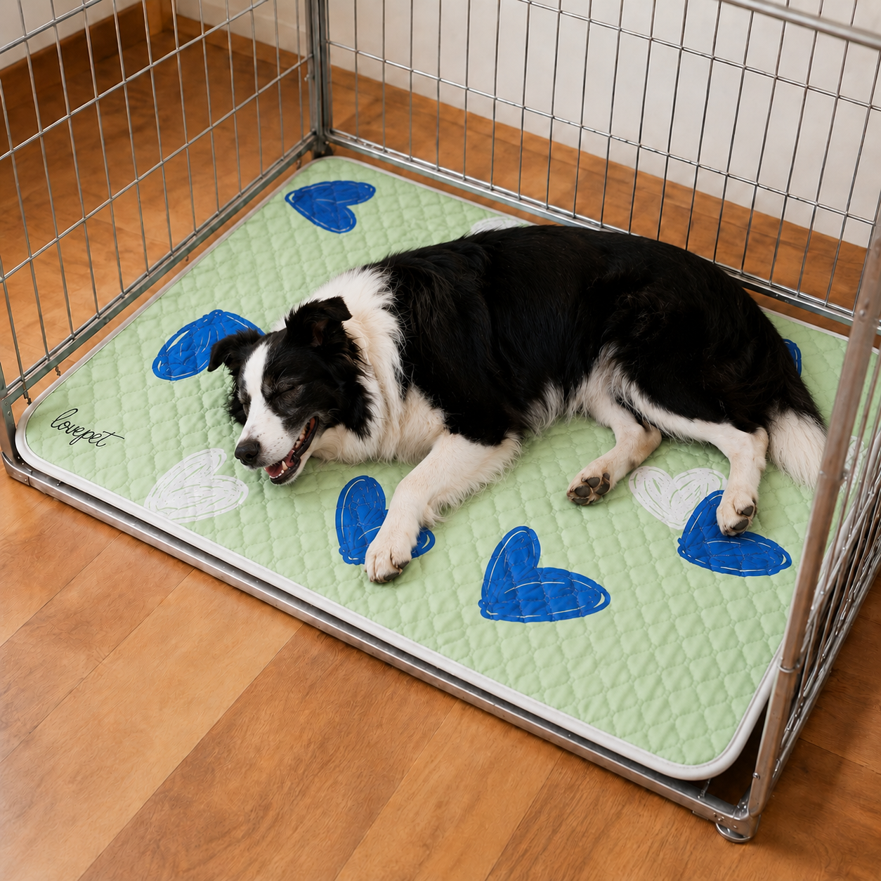 Kuehlmatte Hund atmungsaktiv rutschfest fuer Sommer | Frescora