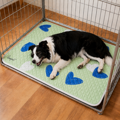 Kuehlmatte Hund atmungsaktiv rutschfest fuer Sommer | Frescora