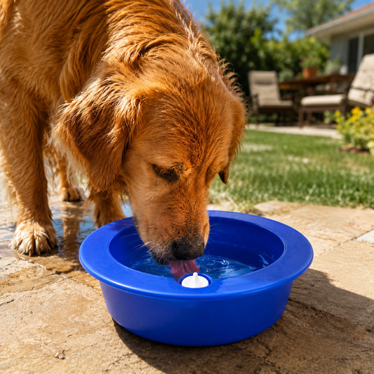 Kuehlwassernapf wiederverwendbar fuer Hunde und Katzen Sommer | Frostia