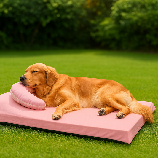 Kühlendes Hundebett mit zweiseitigem Sommerdesign | Zaffo