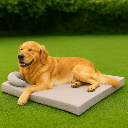 Kühlendes Hundebett mit zweiseitigem Sommerdesign | Zaffo
