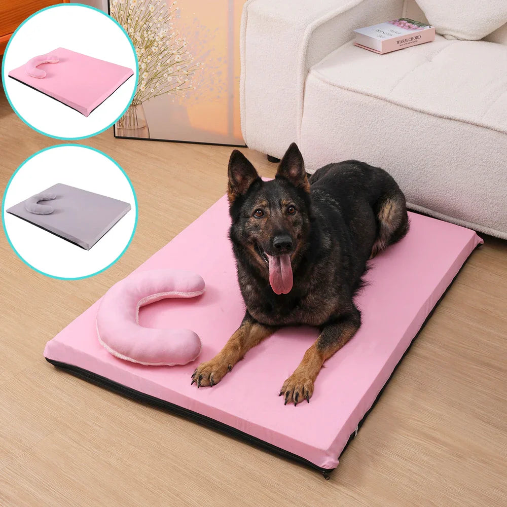 Kühlendes Hundebett mit zweiseitigem Sommerdesign | Zaffo