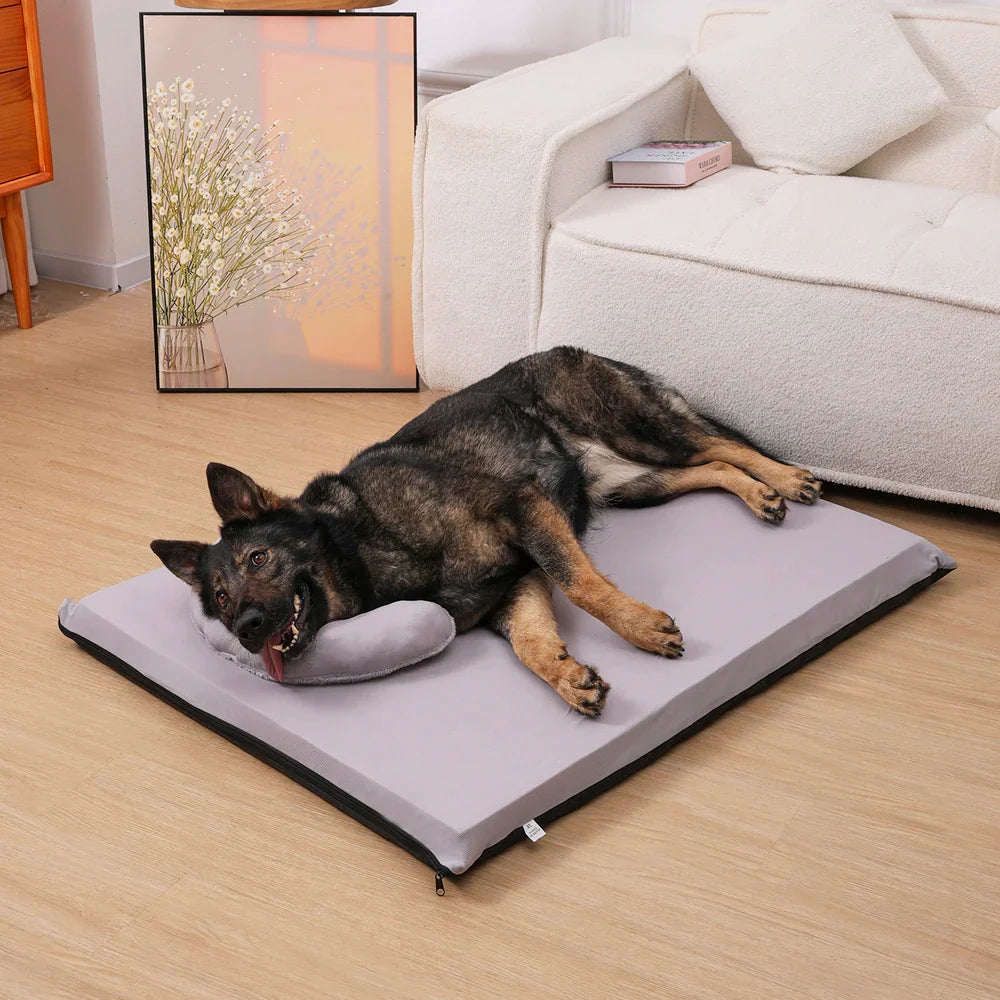 Kühlendes Hundebett mit zweiseitigem Sommerdesign | Zaffo