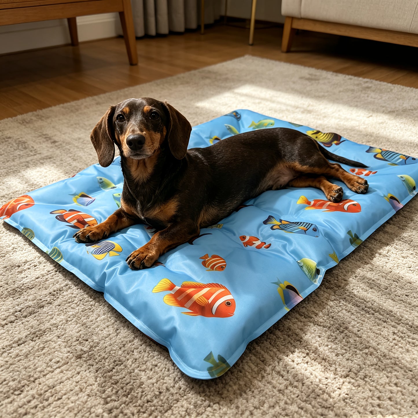 Kuhlmatte fur Hunde PVC wasserabweisend faltbar | Frionix