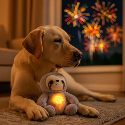 Kuscheltier Hund mit Atmungsfunktion für Ruhephasen | Timari