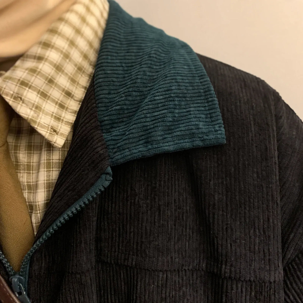 Lässige Jacke Mit Umlegekragen