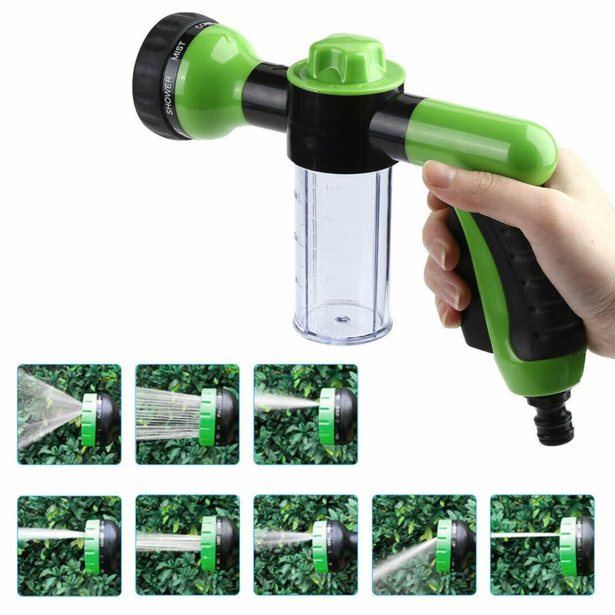 Lissy Automatischer Duschkopf mit Seifenspender