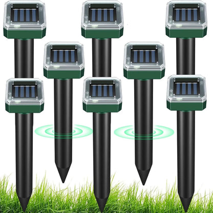Maulwurfschreck mit Solar für den Garten mit Ultraschallton | Solmora