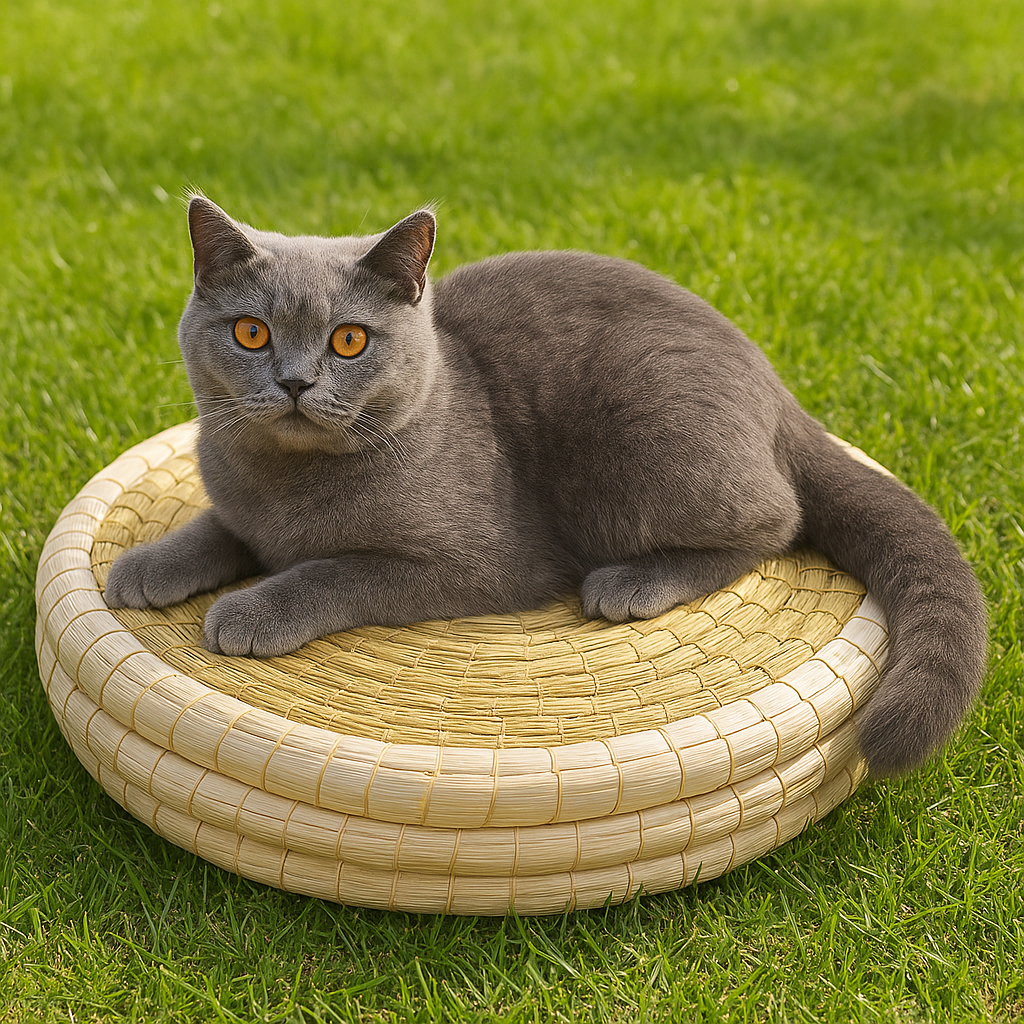 Carlo | Katzennest rund und handgefertigt aus Naturmaterialien – weich und natürlich